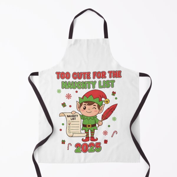 Item preview, Cute Christmas Elf Naughty List Exemption designed and sold by Silent Watch Threads..