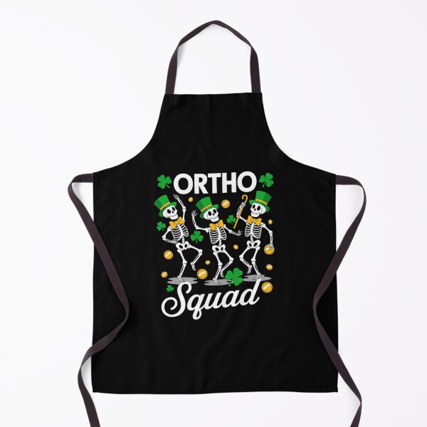 Item preview, Ortho Squad St Patrick's Day Shamrock Orthopedic Skeletons designed and sold by DentistLegal.