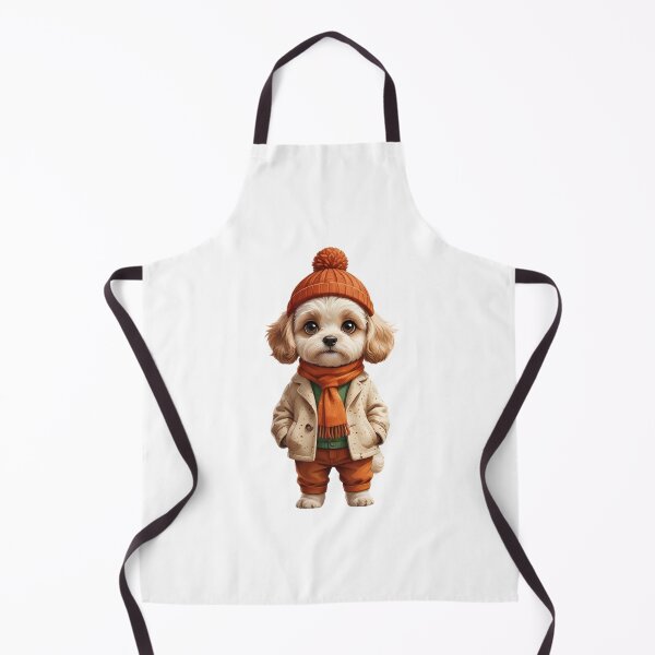 Item preview, Charming Maltipoo Puppy Autumn designed and sold by Kedspicedesign.