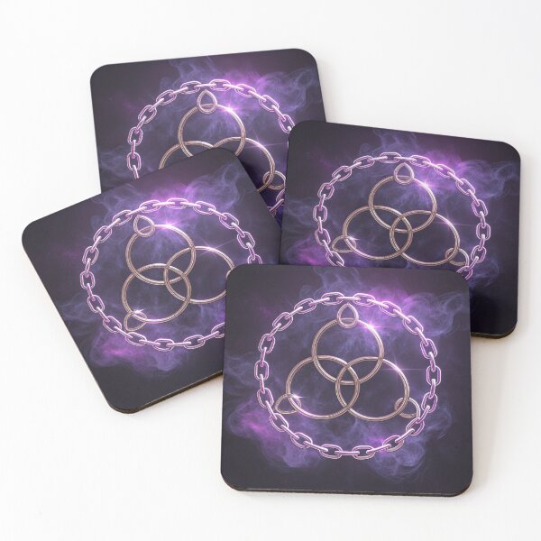 Item preview, Dreamlike glowing chain-links around symbols designed and sold by Lucky 777.