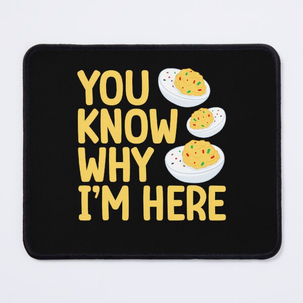 Item preview, Here I'm For Gift Humor Why Retro You Dinner Fans Egg Thanksgiving Know Lovers Deviled Egg Funny And Deviled Holiday designed and sold by PAMELANUNZIO.