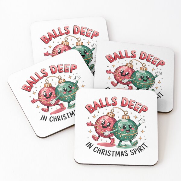 Item preview, In Deep Couple Holiday Happy Quote Balls Vintage Christmas designed and sold by JasonesNance.