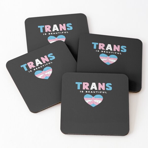 Item preview, Trans Is Beautiful LGBT Pride Heart Transgender designed and sold by JessicaWalshdf.