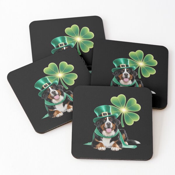 Item preview, St. Patrick's Day Bernese Mountain Dog Lovers Shamrock designed and sold by DentistLegal.