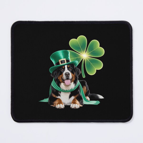 Item preview, St. Patrick's Day Bernese Mountain Dog Lovers Shamrock designed and sold by DentistLegal.