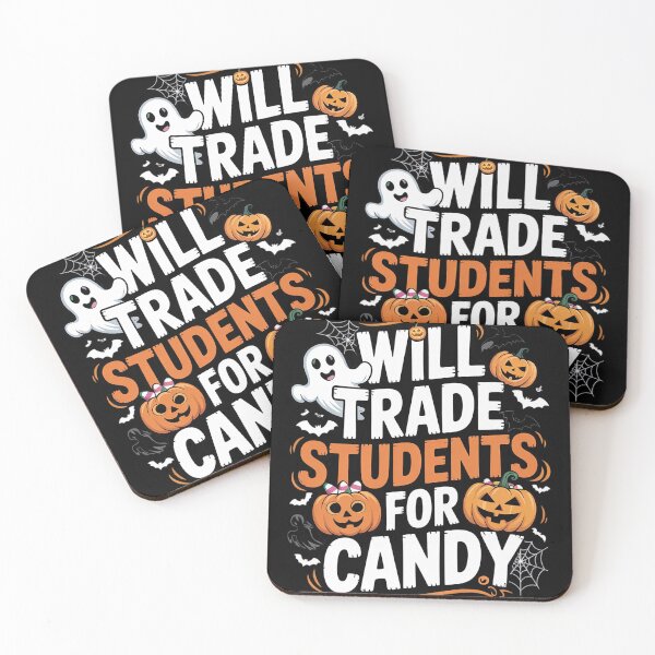 Item preview, Will Trade Students For Candy Teacher Halloween Men Women 1 designed and sold by MyzoToyota.