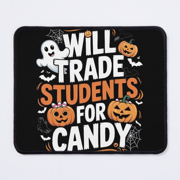 Item preview, Will Trade Students For Candy Teacher Halloween Men Women 1 designed and sold by MyzoToyota.