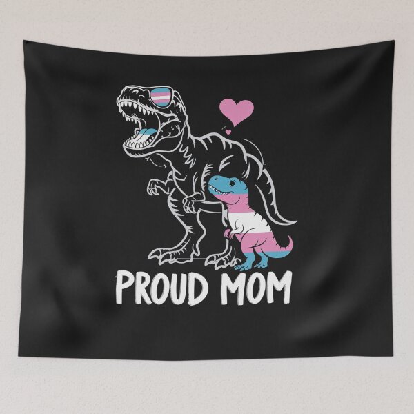 Item preview, Trans Proud Mom Dinosaur Rex Transgender Pride Mamasaurus designed and sold by JessicaWalshdf.