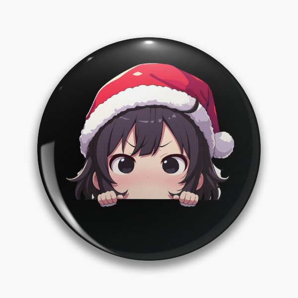 Item preview, Hachiman Hikigaya Oregairu Chibi Kawaii Christmas Peeker Anime Holiday Expression designed and sold by TorbenKuhano.