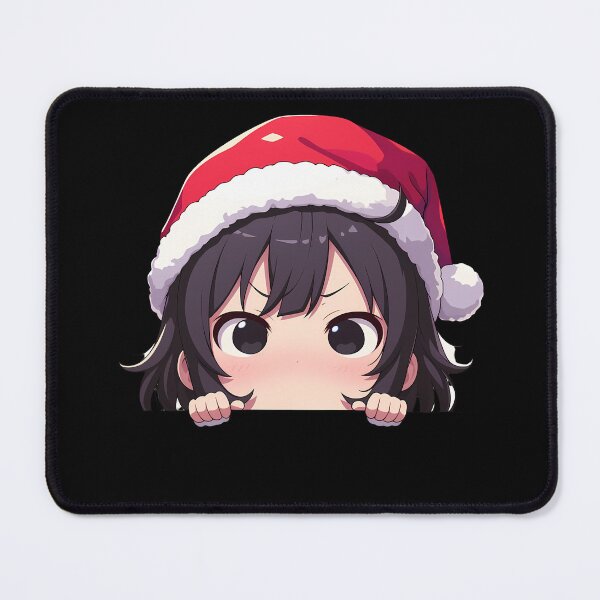 Item preview, Hachiman Hikigaya Oregairu Chibi Kawaii Christmas Peeker Anime Holiday Expression designed and sold by TorbenKuhano.
