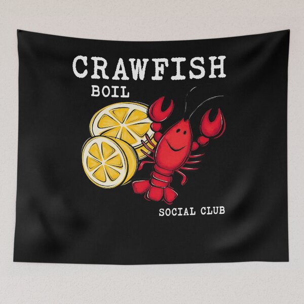 Item preview, Crawfish Boil Social Club Sticker designed and sold by LarryMBrown.