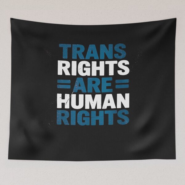 Item preview, Trans Rights Are Human Rights Transgender Pride Flag LGBTQ designed and sold by JessicaWalshdf.