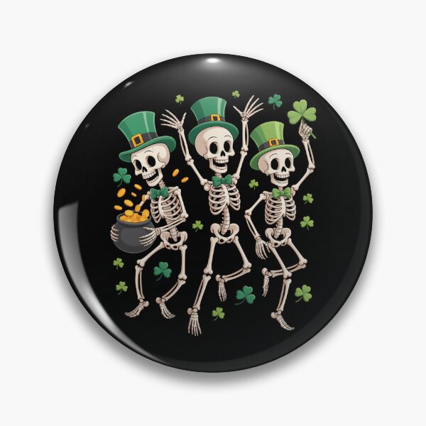 Item preview, Skeleton Leperchaun Funny Skeleton Dancing St Patricks Day designed and sold by DentistLegal.