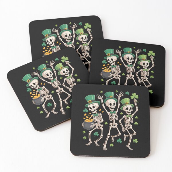 Item preview, Skeleton Leperchaun Funny Skeleton Dancing St Patricks Day designed and sold by DentistLegal.