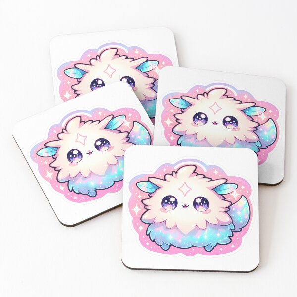 Item preview, Fluffy Cosmic Puff Creature Star Pet Sticker designed and sold by AlienTechs.
