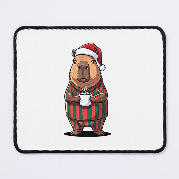 Item preview, Cozy Capybara Christmas designed and sold by Steele-Art.