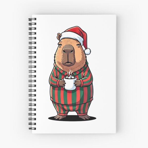 Item preview, Cozy Capybara Christmas designed and sold by Steele-Art.