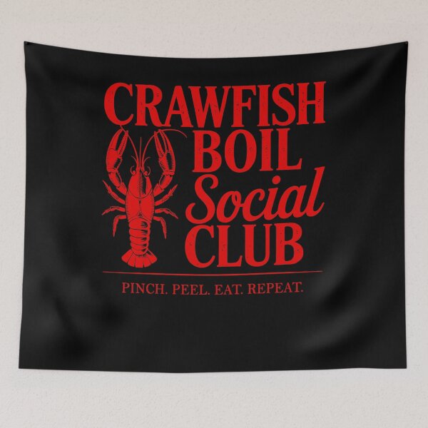 Item preview, Crawfish Boil Social Club Tee designed and sold by TinaMDedrick.