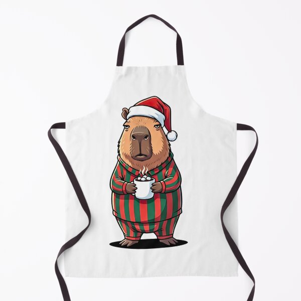Item preview, Cozy Capybara Christmas designed and sold by Steele-Art.