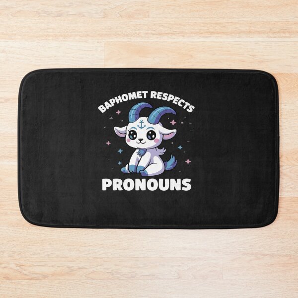 Item preview, Transgender Baphomet Respects Pronouns Trans Pride designed and sold by JessicaWalshdf.