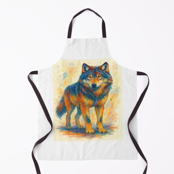 Item preview, Vibrant Watercolor Wolf designed and sold by ALW951.
