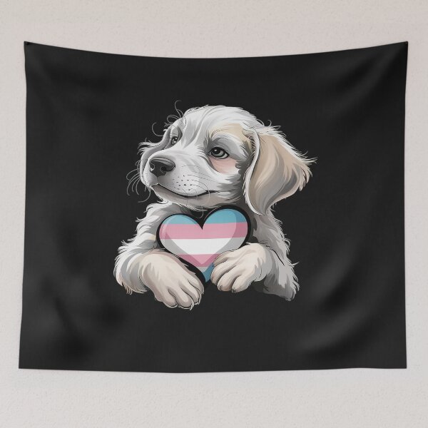 Item preview, Transgender Dog LGBT Transsexual Flag Trans Transsexuality designed and sold by JessicaWalshdf.