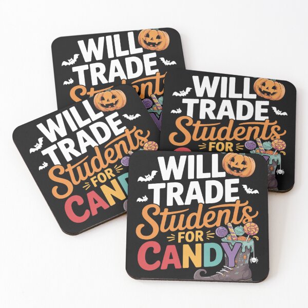 Item preview, Will Trade Students For Candy Teacher Halloween Costume designed and sold by MyzoToyota.