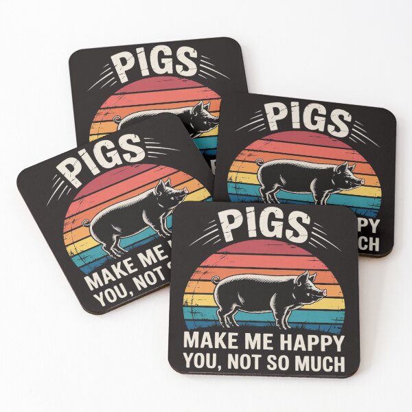 Item preview, Pigs Make Me Happy You Not So Much Pig Lover Farming Farmer designed and sold by LapFemile.