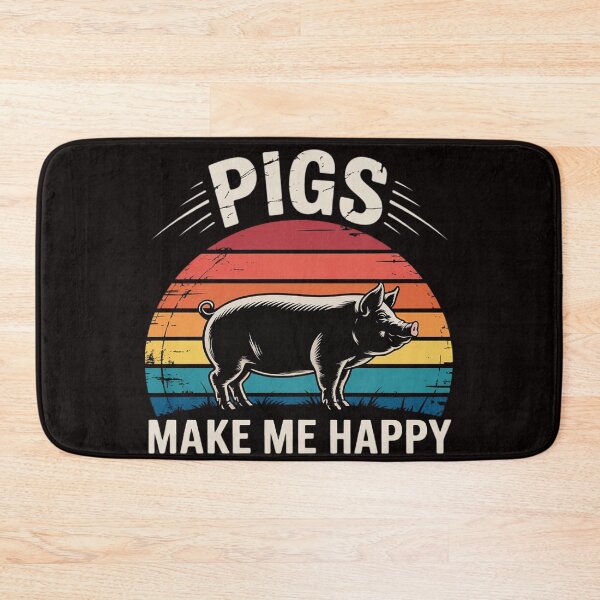 Item preview, Pigs Make Me Happy You Not So Much Pig Lover Farming Farmer designed and sold by LapFemile.