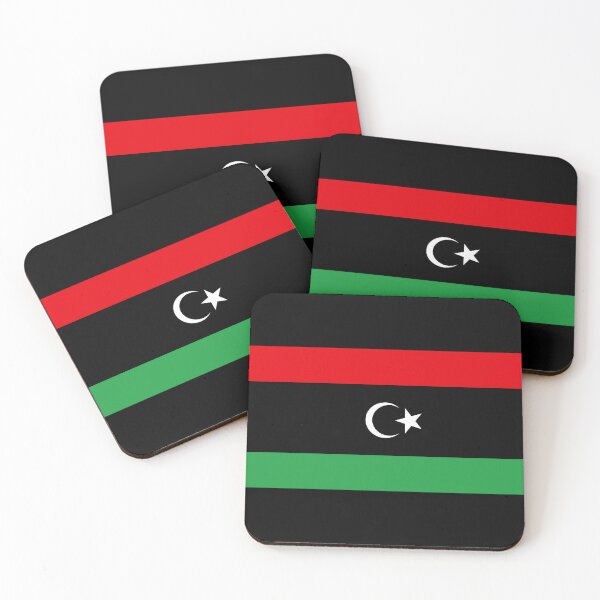 Item preview, Libya Flag – Crescent and Star of Desert Heritage Design designed and sold by Dany05117671.
