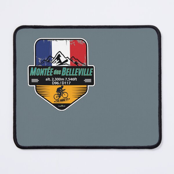 Item preview, Montée des Belleville Val Thorens France - Cycling I've Done It! Sticker T-Shirt 01 designed and sold by OuterShellUK.