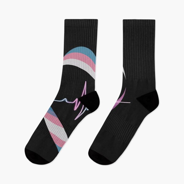 Item preview, Transgender Gay Pride 2025 - LGBTQ+ Heartbeat Flag Equality designed and sold by JessicaWalshdf.