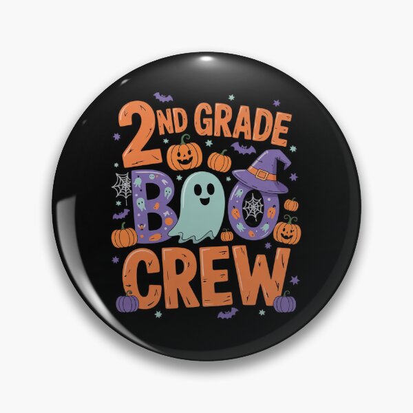 Item preview, 2nd Grade Boo Crew Second Grade Teacher Halloween designed and sold by RsFilsingerArt.