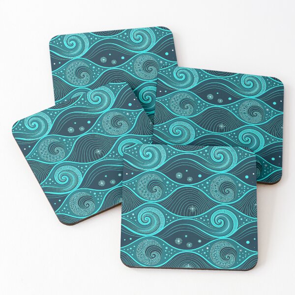 Item preview, Fluid glowing ripple patterns  designed and sold by Lucky 777.