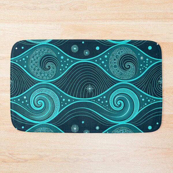 Item preview, Fluid glowing ripple patterns  designed and sold by Lucky 777.