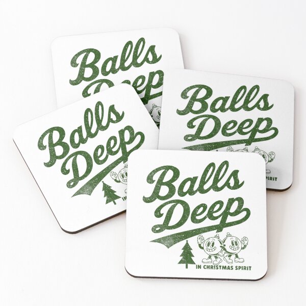Item preview, Christmas Quote Couple In Deep Balls Happy Holiday Vintage designed and sold by JasonesNance.