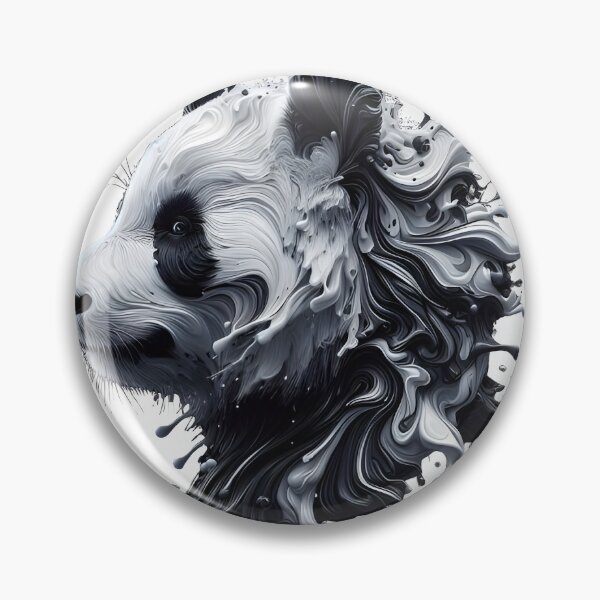 Item preview, Panda black and white splash art designed and sold by BeAr-tist.