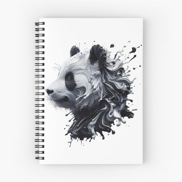 Item preview, Panda black and white splash art designed and sold by BeAr-tist.
