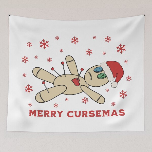Item preview, Funny Christmas Merry Cursemas Dark Humor designed and sold by MadelaneWolf.