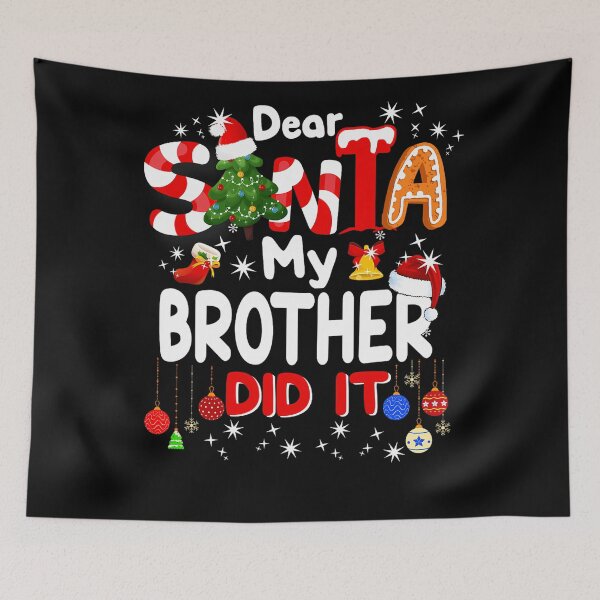 Item preview, Vintage Did Retro Funny Brother My Santa It Holiday Dear Christmas designed and sold by MediarMedic.