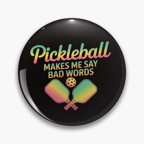 Item preview, Pickleball Makes Me Say Bad Words Tie Dye Pickleball Players designed and sold by LapFemile.