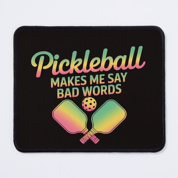 Item preview, Pickleball Makes Me Say Bad Words Tie Dye Pickleball Players designed and sold by LapFemile.