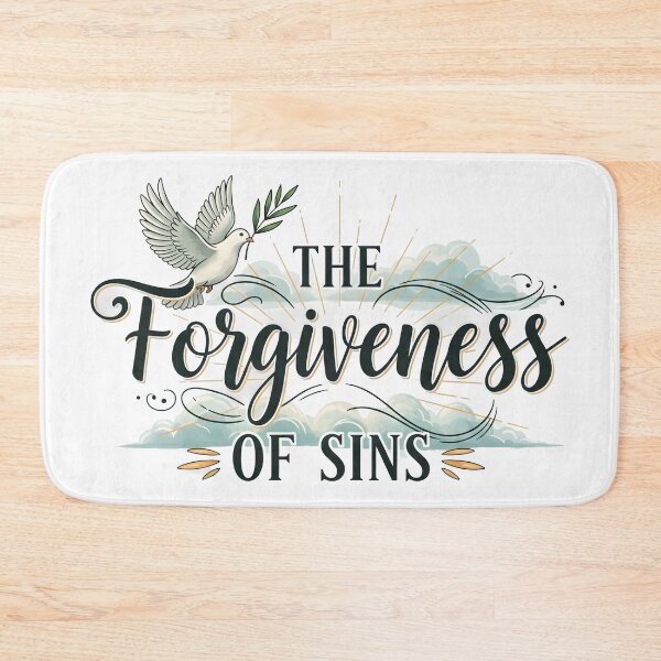 Item preview, Faithful Dove and Clouds Design Forgiveness of Sins Quote. designed and sold by loveandlightrb.