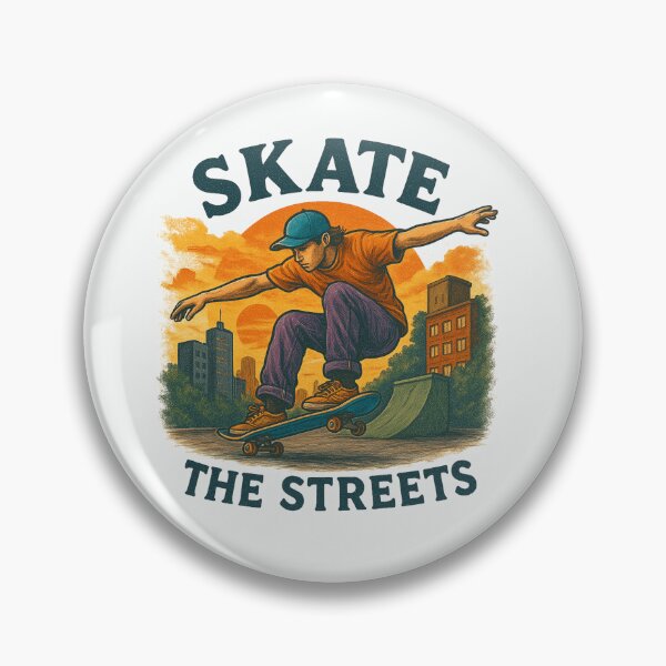 Item preview, Skate The Streets – Vintage Urban Skateboard Illustration designed and sold by BRONX71.