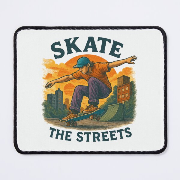 Item preview, Skate The Streets – Vintage Urban Skateboard Illustration designed and sold by BRONX71.