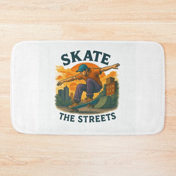 Item preview, Skate The Streets – Vintage Urban Skateboard Illustration designed and sold by BRONX71.