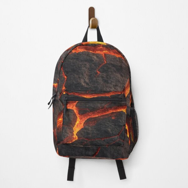 Item preview, Volcanic orange and deep coal pattern  designed and sold by Lucky 777.