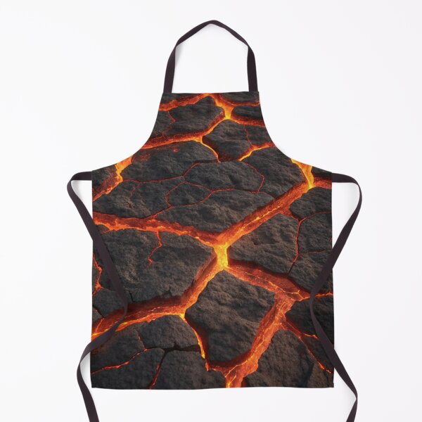 Item preview, Volcanic orange and deep coal pattern designed and sold by Lucky 777.