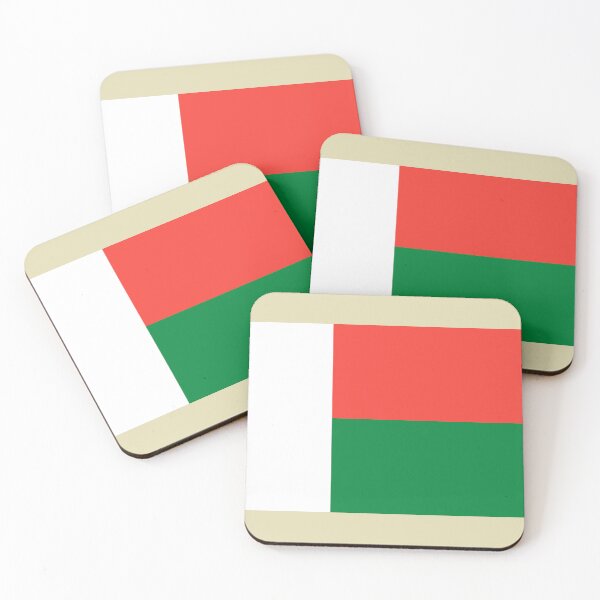 Item preview, Madagascar Flag – Island Spirit of Red, White and Green Design designed and sold by Dany05117671.
