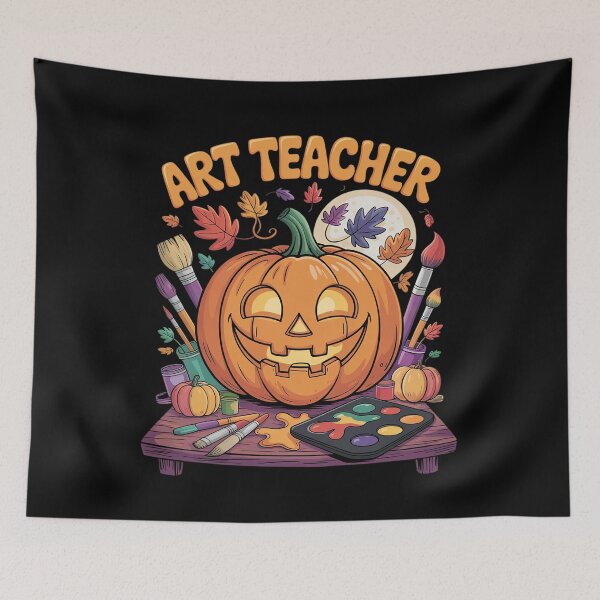 Item preview, Art Teacher Halloween Pumpkin designed and sold by RsFilsingerArt.